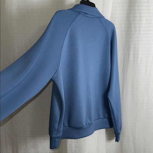 PrettyGarden XL Dark Blue Quarter Zip Sweatshirt Pullover - Picture 5 of 9